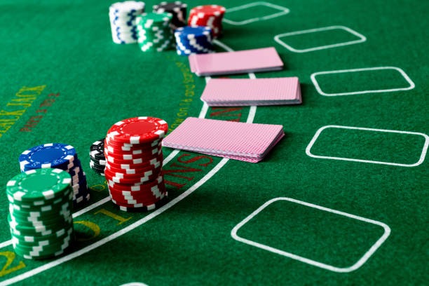 Live casino table with professional dealers and multi-camera setup